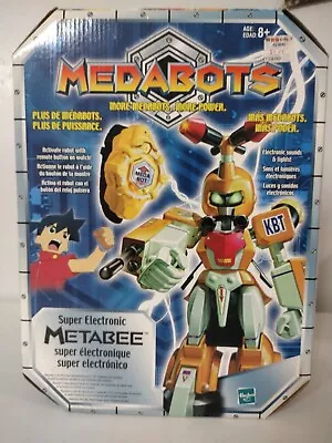 MEDABOTS SUPER ELECTRONIC METABEE HUGE FIGURE 2002 Hasbro • $100