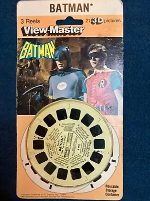 Vintage 1976 Batman 3D View-Master 3 Reels New & Sealed #4011 • $18.75