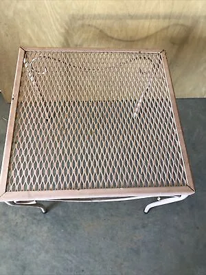 Vintage Woodard Patio Mesh Table Set Of 2 • $350