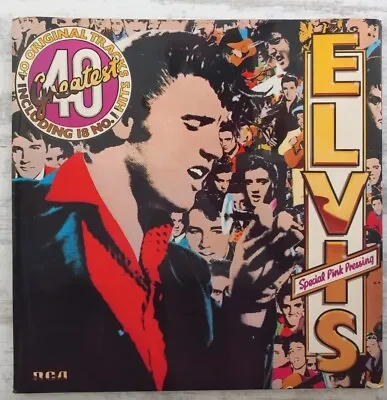 £26.99 • Buy Elvis Presley -   Elvis's 40 Greatest 1978 UK Double Pink Gatefold Vinyl LP