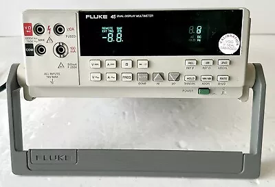 Fluke 45 5 Hz To 1 MHz 300 MV-750 VAC Voltage Dual Display Multimeter Calibrate • $250