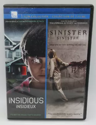 Insidious / Sinister Double Feature 2-disc Dvd Set Patrick Wilson Ethan Hawke • $9.99