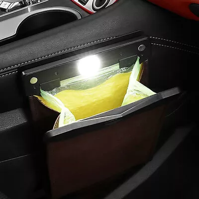 Truck Car Center Console Garbage Bag Trash Can Storage Organizer Box Universal • $16.72