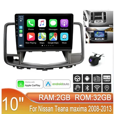 Android 13 Car Stereo Radio For Nissan Teana Maxima 2008-2013 CarPlay GPS Navi • $152