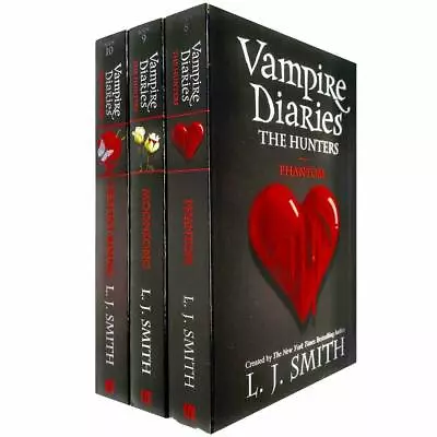 Vampire Diaries The Hunters Collection Books 8 - 10 Set By L. J. Smith Phantom • £13.59