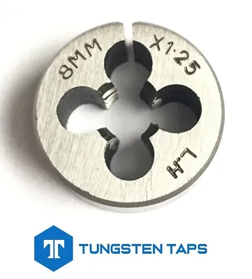 Trade Quality Metric Left Hand Tungsten Steel Dies M6 M8 M10 X 1.0 1.25 1.5 UK • £6.95