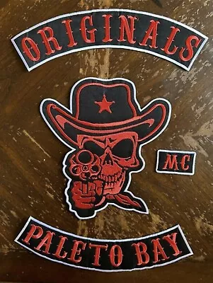 Originals Paleto Bay Mc Embroidered Patches Set 35 Mc Iron On Size Large For Bac • $59.99