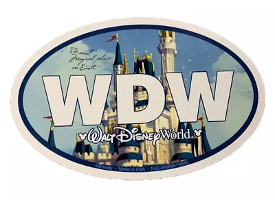 Disney Parks WDW Walt Disney World W/ Cinderella's Castle Car Magnet New Ship • $15