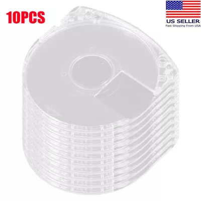 $11.70 • Buy 10Pcs Game Disc Storage Shell Cover UMD Disc Case For Sony PSP1000/2000/3000