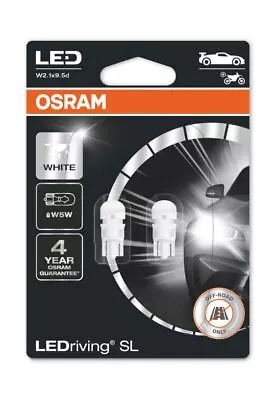 OSRAM LEDriving SL Interior Bulb 2825DWP-02B W5W Non ECE • $17.64