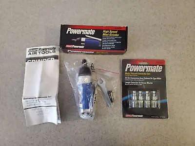 Coleman Powermate High Speed Die Grinder & New Package Of Pneumatic Connectors • $9.99
