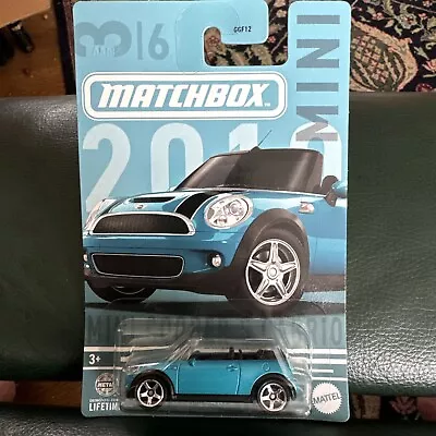 Matchbox 2010 Mini Cooper S Cabrio Blue Car New 2024 • $10.99