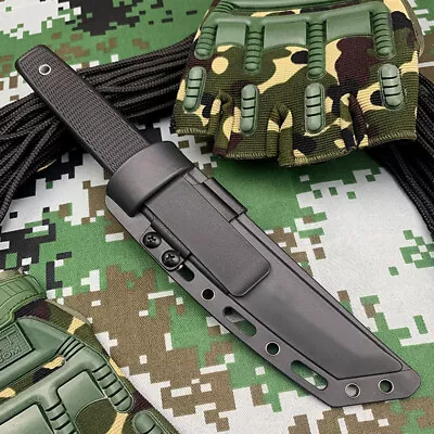 Outdoor Tactical Hunting Fixed Blade Knife Pocket Knife Hunting Camping Fishing  • $22.99