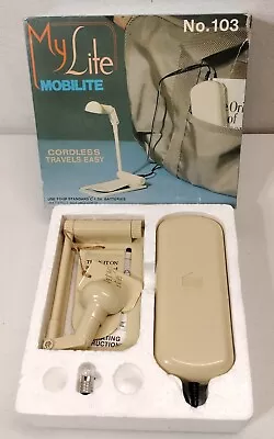 Vintage 1983 Mighty Lite By Mobilite Portable Reading Light New In Box • $14.99