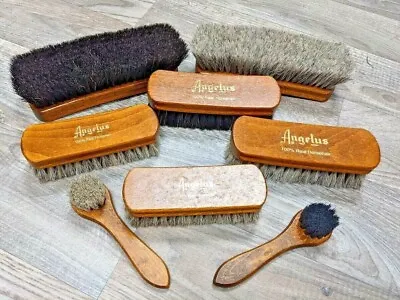 Genuine Angelus 100% Horsehair Brush Shoe Boot Polish Thick Pile Horse Hair • £10.99