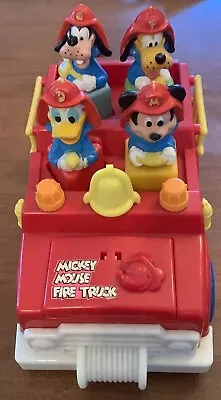 Vintage Disney MICKEY MOUSE Fire Truck • $18