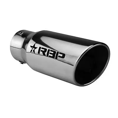 Rbp Stainless Steel Polished Exhaust Muffler Tip 3 Inlet 5  Oulet For Truck Jeep • $34.95