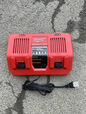 Milwaukee Tool 48-59-1802 M18 Dual Bay Simultaneous Rapid Battery Charger • $89.99