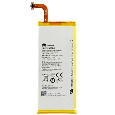 £5.40 • Buy Huawei HB3742A0EBC Replacement Battery 3.8v 2000mAh For Huawei Ascend  P6 / G6
