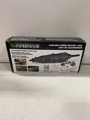 Genesis GMT15A 1.5 Amp Multi-Purpose Oscillating Tool And 19-Piece ‎Silver  • $34.99