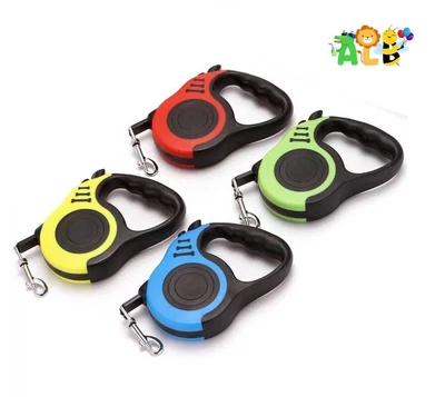 £5.39 • Buy Retractable Dog Lead Extendable Training Dog Leash Pet Leads Puppy Cat 3M Or 5M