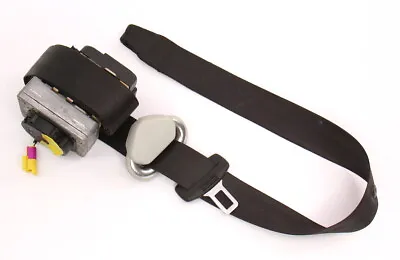 LH Front Seat Belt Shoulder Seatbelt 98-03 VW Beetle Coupe Black - 1C1 857 705 H • $69.99