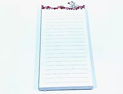 Graphique Snoopy Hearts Magnetic Notepad 100 Sheets • $10.99