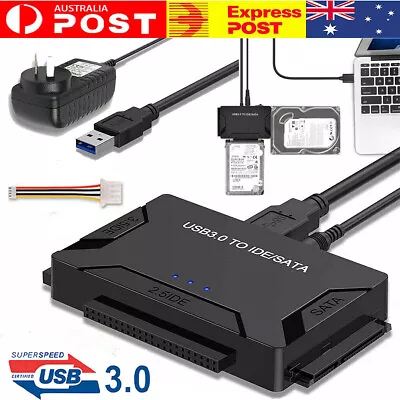 IDE SATA TO USB 3.0 2.5 /3.5  Supported Hard Drives External Converter Adapter • $12.34