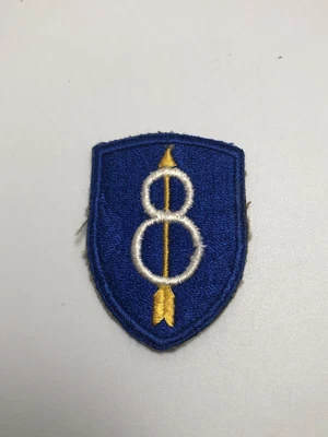 WW2 Period US 8th Infantry Division Unit Patch • £5