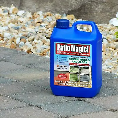 £12.44 • Buy Patio Magic Hard Surfaces Outdoor Patio Cleaner Liquid Concentrate - 2.5L Refill