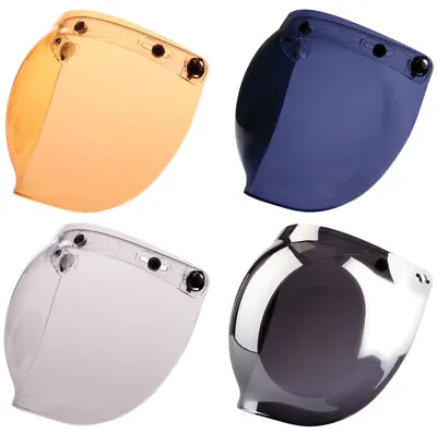 Z1R - 3 Snap Flip Up Motorcycle Helmet Bubble Shield - CHOOSE COLOR • $28.95