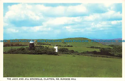 £7.99 • Buy R668184 Clayton. Nr. Burgess Hill. The Jack And Jill Windmills. Photo Precision