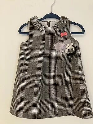 Lili Gaufrette Smart Baby Girls Check Dress Age 1 Rrp 54.99 #107 • £14.95