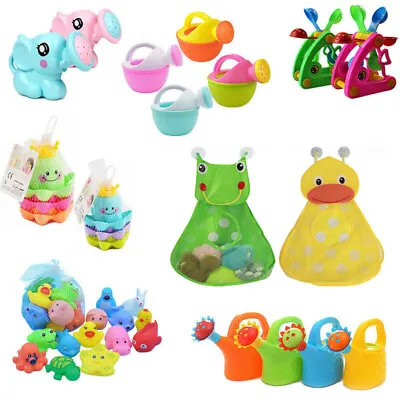 £3.59 • Buy Baby Bath Toys Cartoon Shower Pumping Bathe Colorful Animal Bathroom Playing Toy
