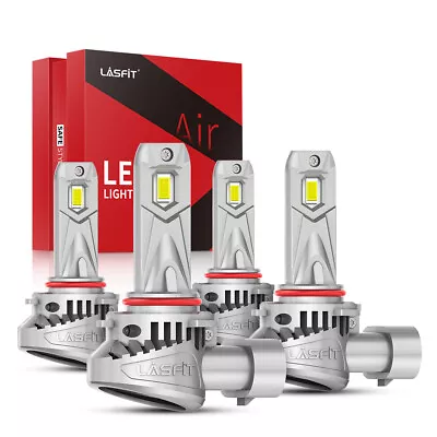 Lasfit 9005 9006 LED Headlight Bulb High Low Beam 120W Super Bright LCair Series • $99.98