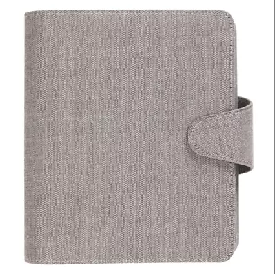 Kikki K B6 LINEN LOOK PLANNER GREY - Planner Brand New Agenda UNDATED Weekly • $48