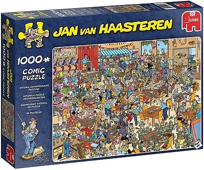 NEW! Jumbo National Championships Puzzling Jan Van Haasteren 1000 Piece Jigsaw • £12.99