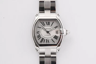 $2500 • Buy Cartier Roadster Large 2510 Automatic Silver Dial