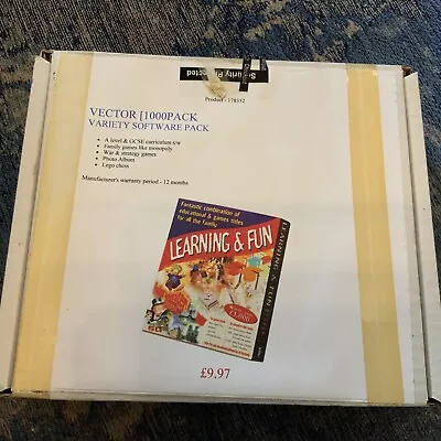 Learning & Fun Pack - PC CD-ROM OEM Rare Vintage PC Children’s Education Title • £6.99