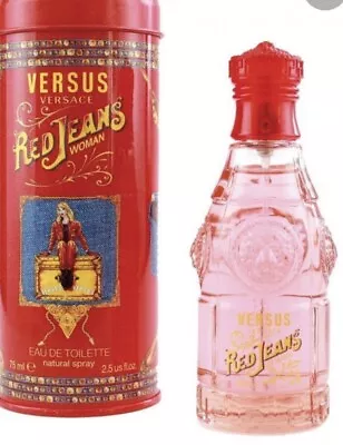 RED JEANS By Versus Versace Perfume For Women 2.5 Oz Edt NEW IN BOX • $25