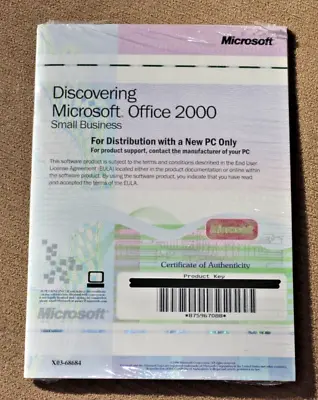 Microsoft Office 2000 Small Business Publisher/Word/Excel/Outlook - USED • $9.29