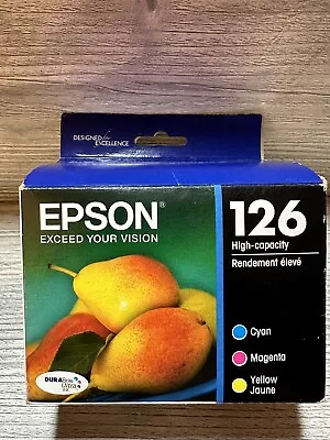 Epson 126 High-Capacity Ink Cartridge Cyan/Magenta/Yellow - Sealed • $25
