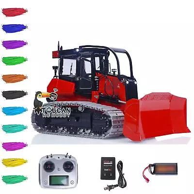 LESU Metal 1/14 Hydraulic RC Bulldozer Aoue 850K RTR Remote Control Dozer Model • $4353.19