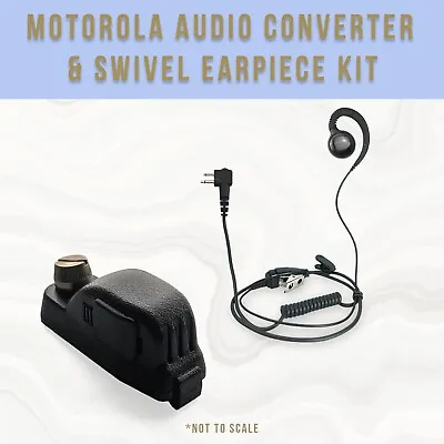 Audio Adapter Kit 2-Pin To Muti-Pin For Motorola Radios CP185 CP200D GP2000 • $28.99