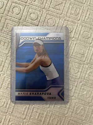 2023 Upper Deck Goodwin Champions Maria Sharapova #P8 Platinum Rainbow Blue • $0.01