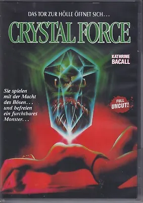 CRYSTAL FORCE - NEW UNCUT DVD - Katherine Bacall - John Marlo - 1990 • £6.95