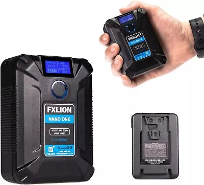 $149 • Buy FXLION NANO ONE V-Mount/V Lock Battery 50Wh 14.8V Rechargeable Li-ion Battery 