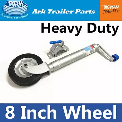 Ark 8  Trailer Jockey Wheel Clamp- Heavy Duty Dacromet Finish Anti-rust JW8CHD • $165