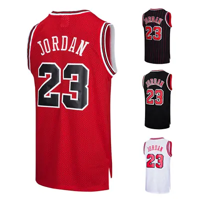 Throwback Legend Mens Jordan #23 Chicago Basketball Jersey Retro Jersey Stitched • $22.99