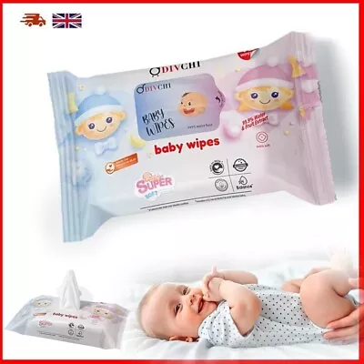 Baby Wipes Multipack | Super Soft Wipes 360 Wipes (5 Packs Of 72 Each) • £7.99